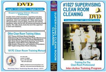 American Training Videos Clean Room Series 1027 Supervising Clean Room Operations